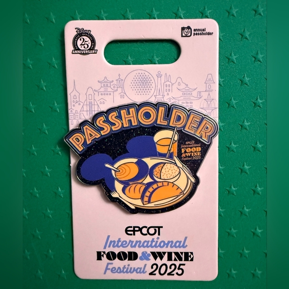 Disney Passholder Epcot Food & Wine Festival 2025 Pin - Picture 1 of 2